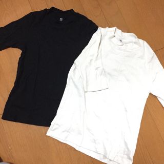 ユニクロ(UNIQLO)の大人気！UNIQLO.リブタートルネックＴシャツ(Tシャツ(半袖/袖なし))