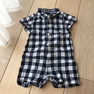 ベビーギャップ(babyGAP)の専用2点おまとめ☆ギンガムチェック ロンパース＆フード付きロンパース(ロンパース)