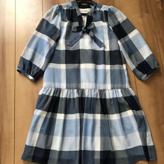 バーバリー(BURBERRY)のブルーレーベルクレストブリッジワンピース(ひざ丈ワンピース)