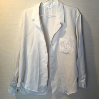 ロキエ(Lochie)のVintage open collar shirt(シャツ/ブラウス(長袖/七分))