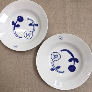 ミナペルホネン(mina perhonen)の＊ミナペルホネン＊深皿deep plate×2 送料無料★新品未使用(食器)