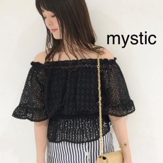 ミスティック(mystic)の今季新作❁﻿ミスティック レースオフショル(シャツ/ブラウス(半袖/袖なし))