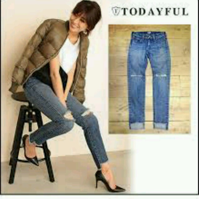 TODAYFUL(トゥデイフル)のtodayful denim 23 レディースのパンツ(デニム/ジーンズ)の商品写真