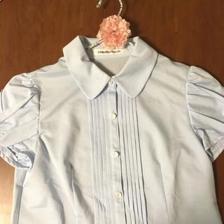 ストロベリーフィールズ(STRAWBERRY-FIELDS)の袖がかわいいシャツ(シャツ/ブラウス(半袖/袖なし))