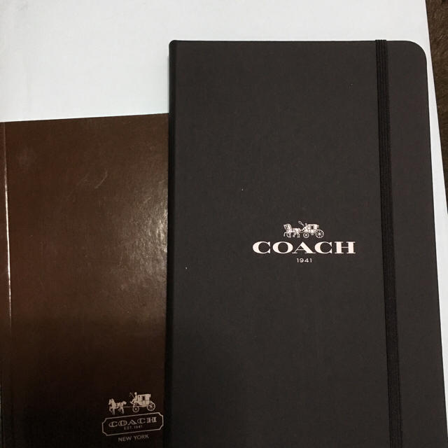 COACH(コーチ)のCOACH、ノート❤︎ インテリア/住まい/日用品の文房具(ノート/メモ帳/ふせん)の商品写真