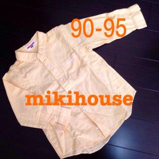 ミキハウス(mikihouse)のコットン黄色シャツ♡90-95(その他)