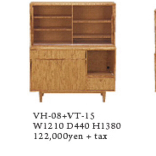 フランフラン(Francfranc)のモモナチュラル  カップボードセット　食器棚(リビング収納)