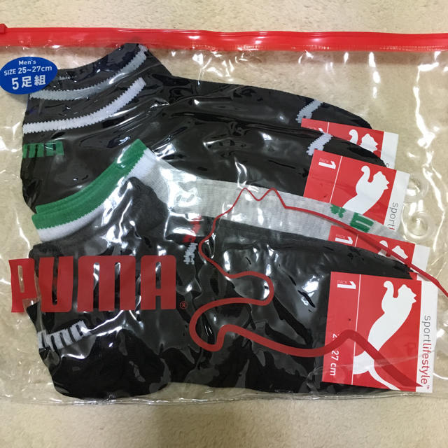 PUMA(プーマ)のプーマ メンズ ソックス5足 メンズのレッグウェア(ソックス)の商品写真