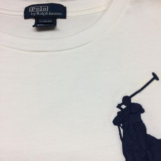 ポロラルフローレン(POLO RALPH LAUREN)のラルフローレン★レディース Tシャツ しろ★ビッグポニー(Tシャツ(半袖/袖なし))