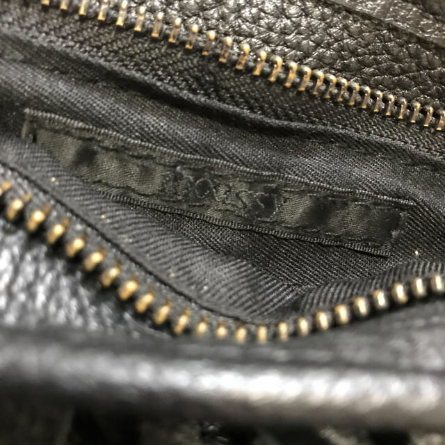 moussy(マウジー)のmoussy 牛革 フリンジバッグ マウジー 黒 ブラック レディースのバッグ(ショルダーバッグ)の商品写真