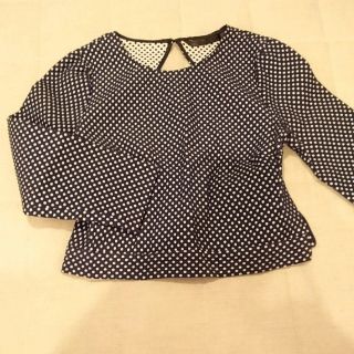 ザラ(ZARA)のZARAドットトップス(シャツ/ブラウス(半袖/袖なし))