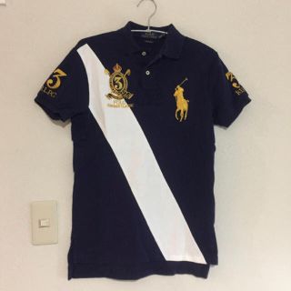 ポロラルフローレン(POLO RALPH LAUREN)のラルフローレン ポロシャツ 紺 ホワイト(ポロシャツ)