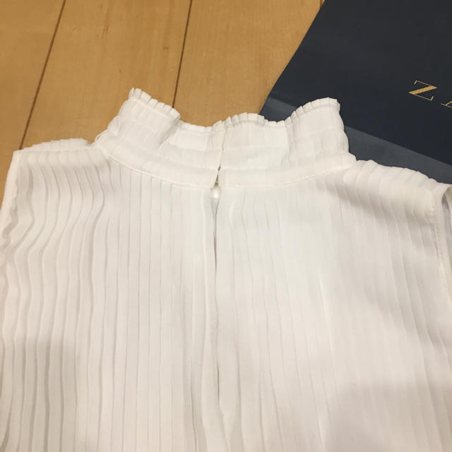 ZARA(ザラ)のZARA♡プリーツブラウス レディースのトップス(シャツ/ブラウス(半袖/袖なし))の商品写真