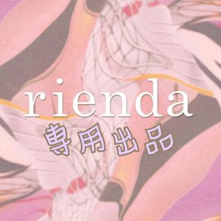 リエンダ(rienda)の*ayaka様*専用♡rienda♡完売♡サイドチュールフレアコンビワンピース(ひざ丈ワンピース)