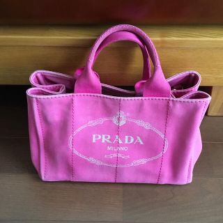 プラダ(PRADA)のプラダ・ピンクのカナパトート(M)(トートバッグ)