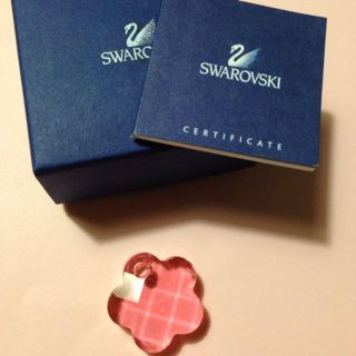 スワロフスキー(SWAROVSKI)の送料込み♡スワロフスキーチャーム(キーホルダー)