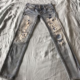 デニムアンドサプライラルフローレン(Denim & Supply Ralph Lauren)のDENIM&SUPPLY RALPH LAUREN ダメージデニムパンツ(デニム/ジーンズ)