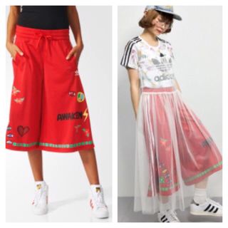 アディダス(adidas)のAdidas pharrell williams ガウチョパンツ xs(ショートパンツ)