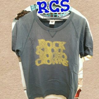 ロデオクラウンズ(RODEO CROWNS)のRCS半袖スウェット生地トップス(Tシャツ(半袖/袖なし))