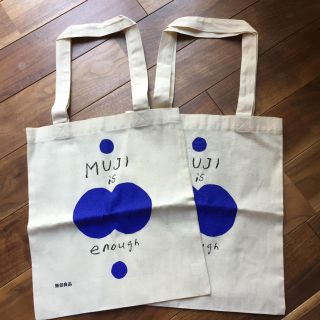 ムジルシリョウヒン(MUJI (無印良品))の★mai 様 専用★無印良品 非売品 エコバッグ 二枚セット(トートバッグ)