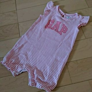 ベビーギャップ(babyGAP)の★めるサマ専用★baby Gap ボーダー ロンパース 80★(ロンパース)