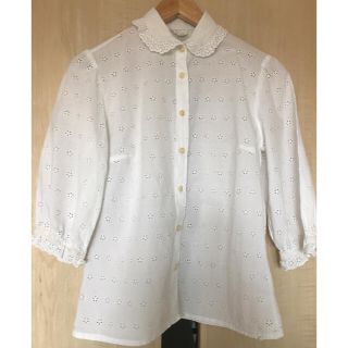 ロキエ(Lochie)のvintage コットン ブラウス ヴィンテージ(シャツ/ブラウス(長袖/七分))