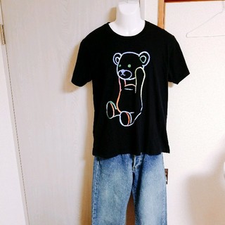 グラニフ(Design Tshirts Store graniph)のグラニフ メンズTシャツブラック Lサイズ(Tシャツ/カットソー(七分/長袖))