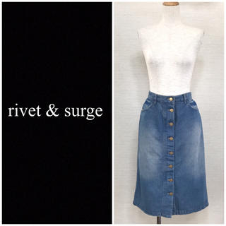 リベットアンドサージ(rivet & surge)の❤️送料込❤️rivet & surge デニムスカート(ひざ丈スカート)