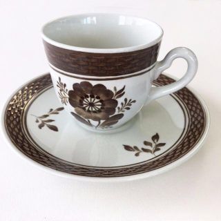 ロイヤルコペンハーゲン(ROYAL COPENHAGEN)のロイヤルコペンハーゲン☆手書きのお花模様のカップ(グラス/カップ)