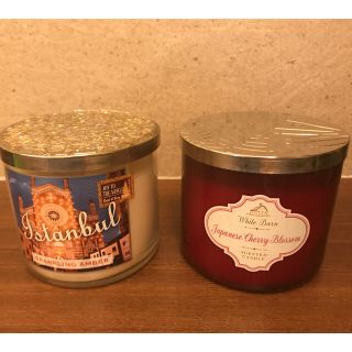 バスアンドボディーワークス(Bath & Body Works)のゆうパック送料込 3-wick キャンドル 2個セット バスアンドボディワークス(アロマ/キャンドル)