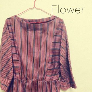 フラワー(flower)のflower 古着 ワンピース 美品(ミニワンピース)