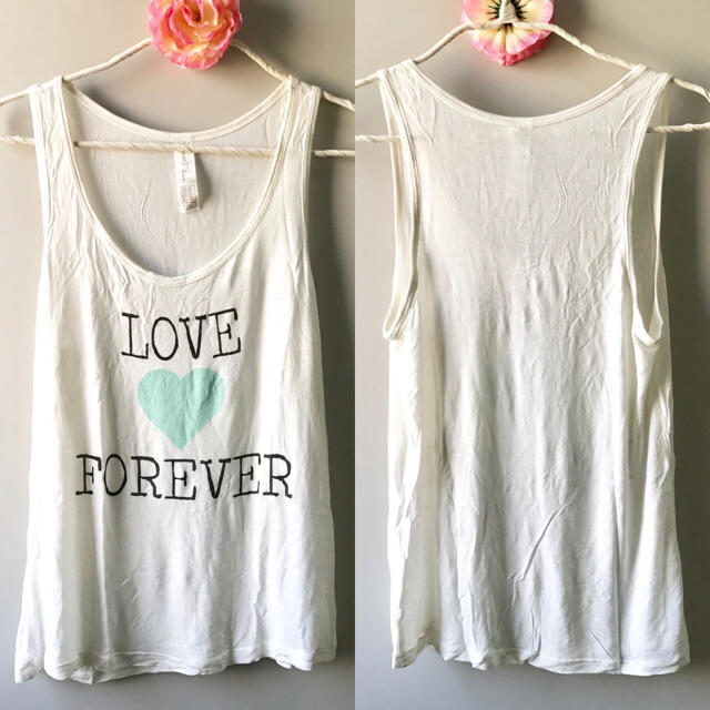 FOREVER 21(フォーエバートゥエンティーワン)のFOREVER21 Love Forever PJ レディースのトップス(タンクトップ)の商品写真