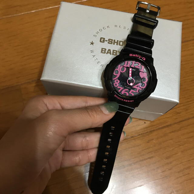 Baby-G(ベビージー)のBaby-G Neon Dial Series ブラック レディースのファッション小物(腕時計)の商品写真