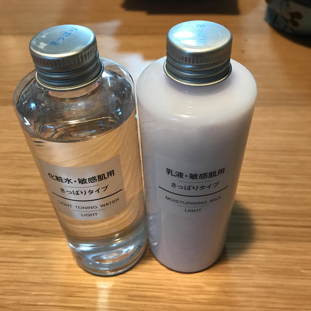 MUJI (無印良品)(ムジルシリョウヒン)の無印 敏感肌用化粧水と乳液 コスメ/美容のスキンケア/基礎化粧品(化粧水/ローション)の商品写真