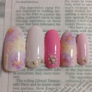 期間限定値下げ♡ピンクフラワーNail