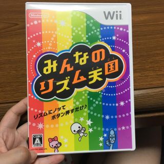 ニンテンドウ(任天堂)のリズム天国 wii(携帯用ゲームソフト)