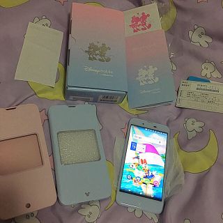 ディズニー(Disney)のdm-01j DisneyMobile docomo(スマートフォン本体)