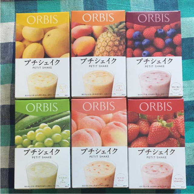 ORBIS(オルビス)のおまけ付 オルビス 新プチシェイク ６味×３セット コスメ/美容のダイエット(ダイエット食品)の商品写真