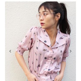 ジュエティ(jouetie)のjouetie♡50's ポップブラウス 新品 定価8.560円(シャツ/ブラウス(半袖/袖なし))