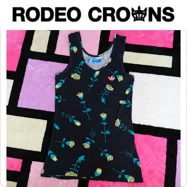 RODEO CROWNS(ロデオクラウンズ)のRODEO✕adidas レディースのトップス(タンクトップ)の商品写真