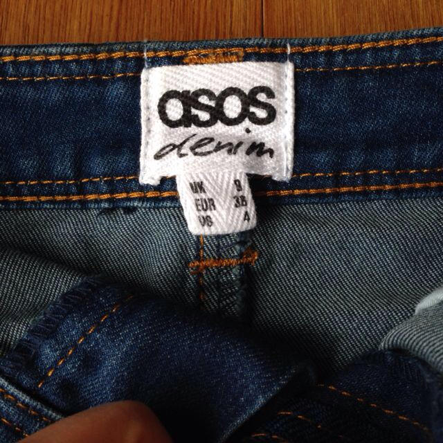 asos(エイソス)のasosデニムペンシルスカート☆ レディースのスカート(ひざ丈スカート)の商品写真