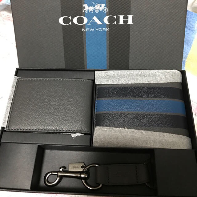 COACH(コーチ)のcoach 札入れ カード入れ キーリング ☆値下げ メンズのファッション小物(折り財布)の商品写真