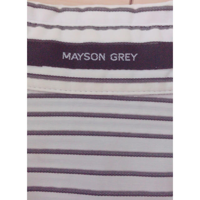 MAYSON GREY(メイソングレイ)のメイソングレイの縦ストライプシャツ レディースのトップス(シャツ/ブラウス(長袖/七分))の商品写真