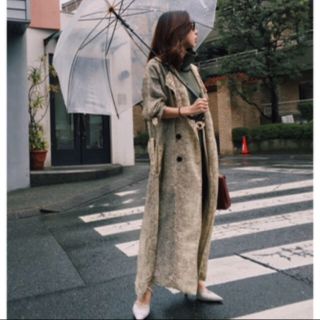 アメリヴィンテージ(Ameri VINTAGE)の新品【AMERI LEOPARD SPRING TRENCH】(トレンチコート)