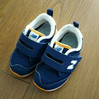 ニューバランス(New Balance)の13.5cm ネイビー×オレンジスニーカー(スニーカー)