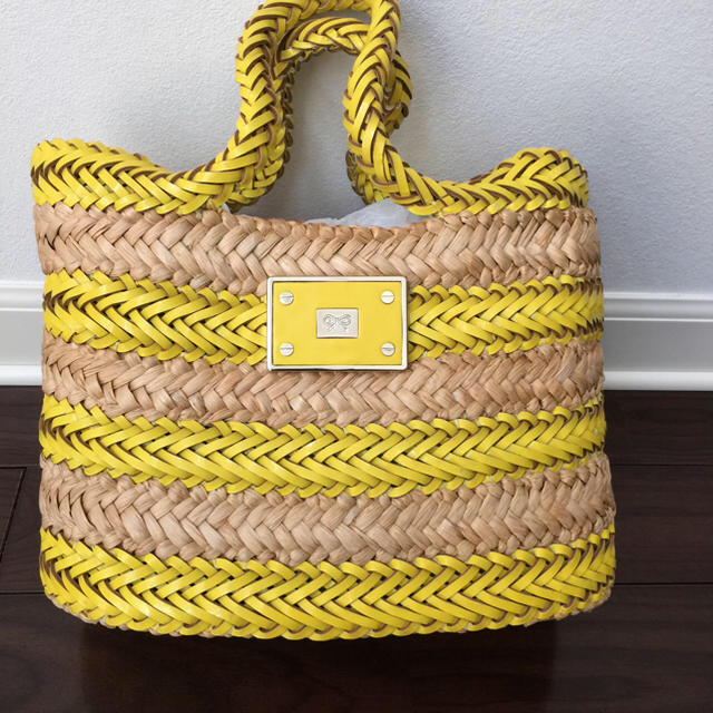 【税込】 ANYA HINDMARCH - アニヤハインドマーチ かごバッグ かごバッグ/ストローバッグ 【税込】 ANYA HINDMARCH - アニヤハインドマーチ かごバッグ かごバッグ/ストローバッグ