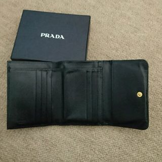 PRADA   ぴか様専用 正規品 プラダ 財布 がま口 ブラックの通販 by