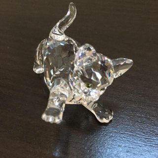 スワロフスキー(SWAROVSKI)のスワロフスキー 猫(置物)