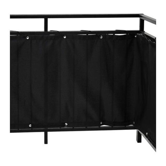 IKEA(イケア)のゆきぽん様専用 バルコニープライバシースクリーン ブラック インテリア/住まい/日用品のカーテン/ブラインド(ブラインド)の商品写真