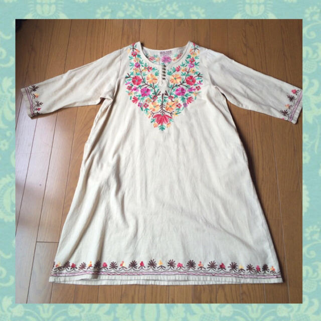 Malaika 未使用 マライカ 手縫いの刺繍が可愛いワンピース の通販 By Shop マライカならラクマ